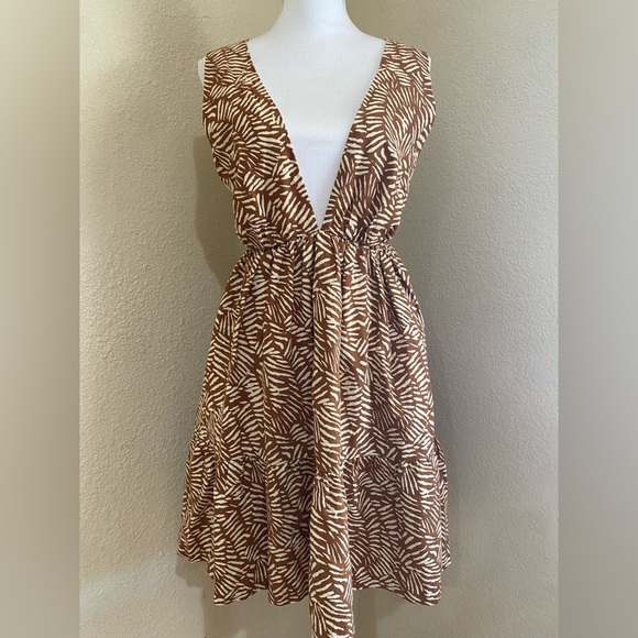 House of Harlow 1960 Dresses & Skirts - House of Harlow 1960 Printed Linen Blend Mini Dress